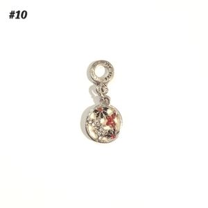 #10 Butterfly Butterflies Flowers Dangle Charm